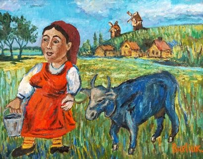 BURLIUK, David (1882-1967)
Untitled - Woman...