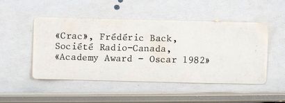 BACK, Frédérick (1924-2013)
