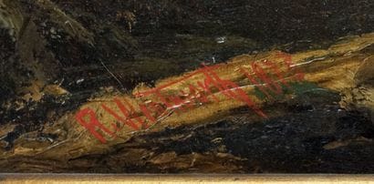 HUDSON RIVER SCHOOL (19th c.)
Untitled -...