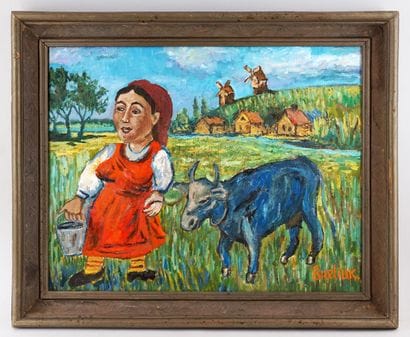BURLIUK, David (1882-1967)
Untitled - Woman...