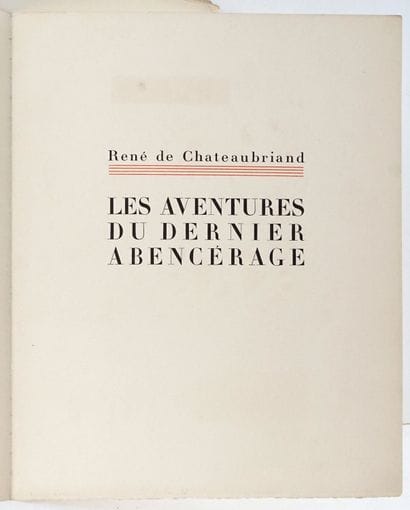 CHATEAUBRIAND (René de) SCHMIED (François...