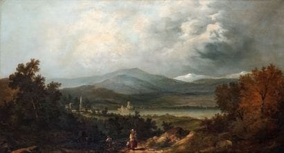 HUDSON RIVER SCHOOL (19th c.)
Untitled -...