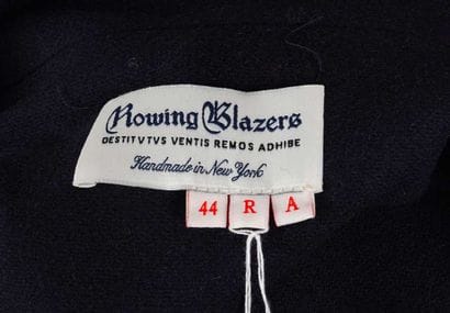 ROWING BLAZERS
Set of four dark blue blazers,...