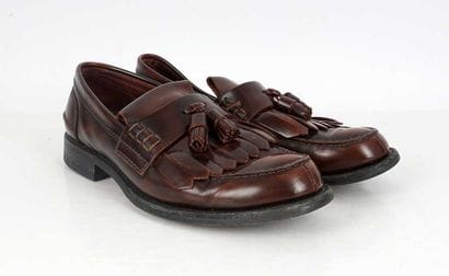 CHURCH'S
Oreham brown leather loafers with...