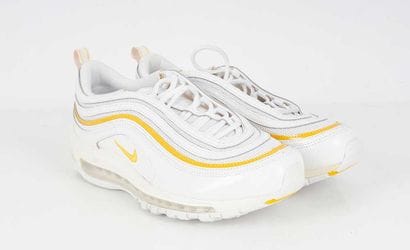 NIKE
White leather Air Max 97 sneakers in...