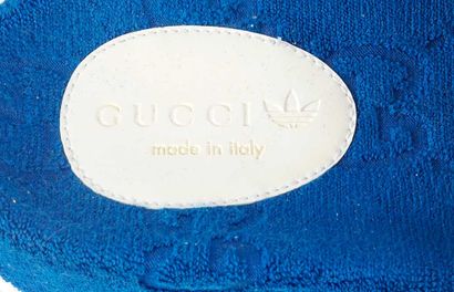 ADIDAS X GUCCI
Blue terry cloth platform...