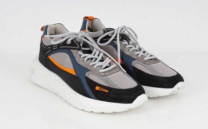 IKEPOD 
Birdland sneakers in gray mesh with...