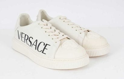 VERSACE
Medusa Low sneakers in white leather...