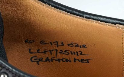 CHURCH'S
Dark brown leather Grafton derbies...