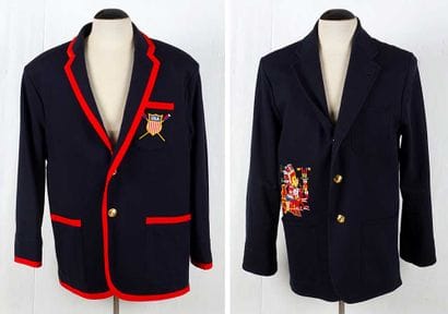 ROWING BLAZERS
Set of two dark blue blazers:...