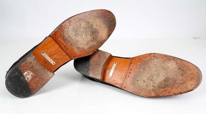 DOLCE GABBANA 
Brown calfskin derbies. 
Men's...