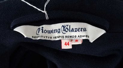 ROWING BLAZERS
Set of two dark blue blazers:...