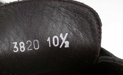 BARNEYS NEW YORK
Two pairs of black leather...