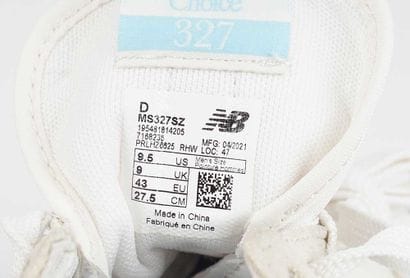 NEW BALANCE
White leather 327 sneakers with...