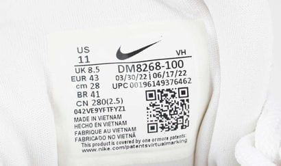 NIKE
White leather Air Max 97 sneakers in...