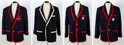 ROWING BLAZERS
Set of four dark blue blazers....