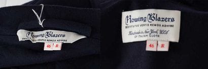ROWING BLAZERS
Set of three dark blue blazers:...