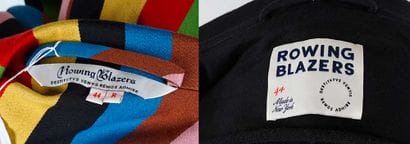 ROWING BLAZERS
Tailored blazer with multicolored...