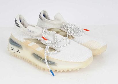 ADIDAS
NMD_S1 sneakers in “Cloud White,”...