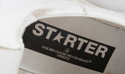 GOLDEN GOOSE
White leather Starter sneakers...