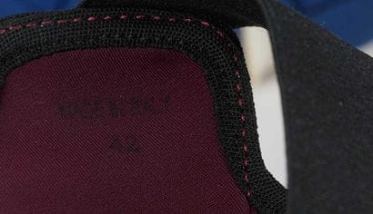 MARNI 
Navy blue neoprene slip-on sneakers...