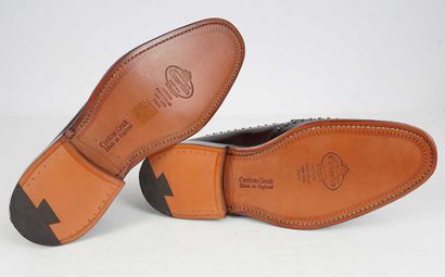 CHURCH'S
Dark brown leather Grafton derbies...