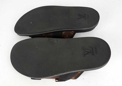 LOUIS VUITTON
Honolulu sandals in brown monogrammed...