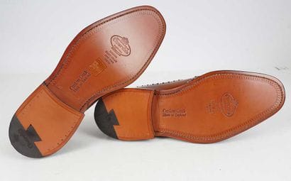 CHURCH'S
Tan leather Grafton derbies with...