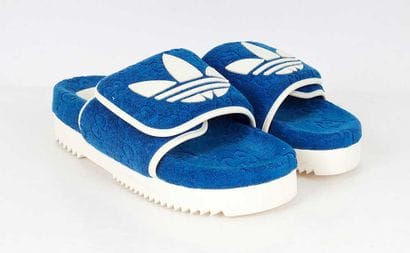 ADIDAS X GUCCI
Blue terry cloth platform...