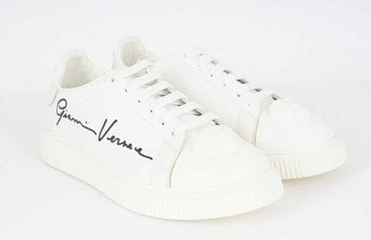 VERSACE
Medusa Low sneakers in white leather...