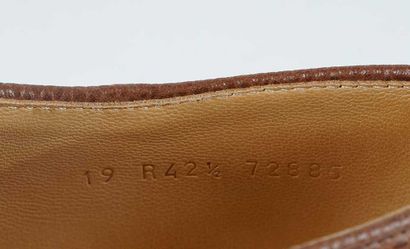 PARABOOT 
Michael derbies in brown grained...