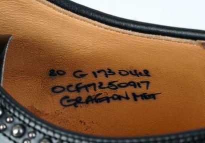 CHURCH'S
Black leather Grafton derbies with...