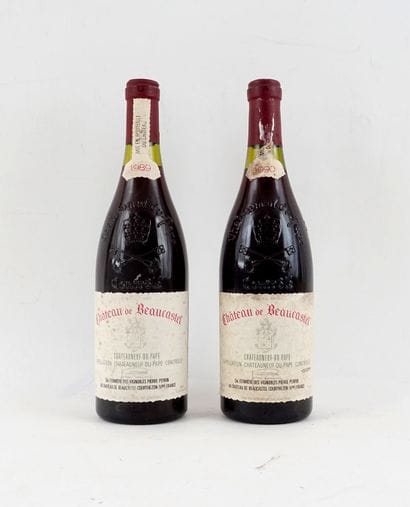 Château de Beaucastel 1989 1990 - 2 bout...