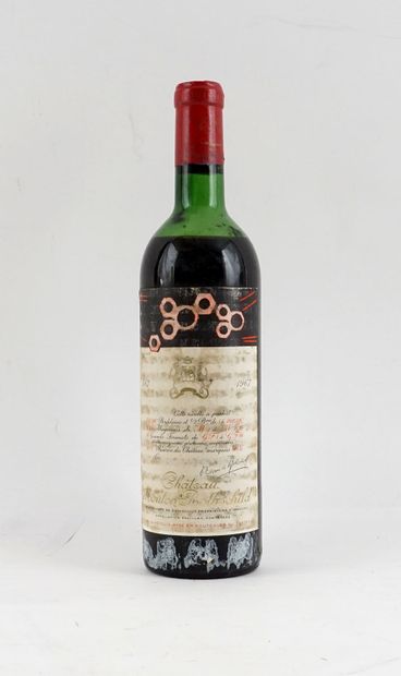Château Mouton Rothschild 1967 - 1 boute...