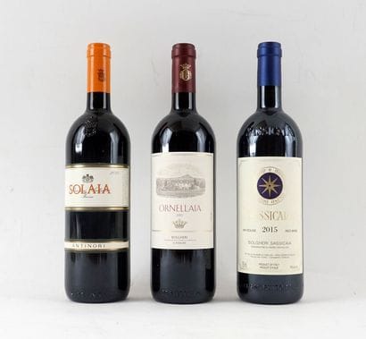 Solaia 2015
Toscana I.G.T.
Niveau A
1 bouteille

Sassicaia...