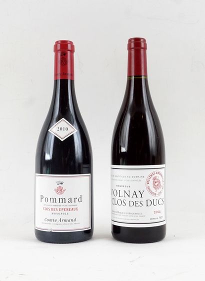 Sélection de Vins Bourgognes - 2 bouteil...