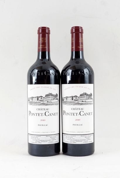 Château Pontet Canet 2010 - 2 bouteilles