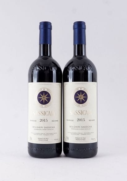 Sassicaia 2015 - 2 bouteilles