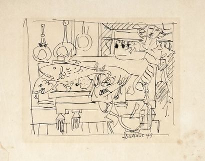 DALLAIRE, Jean-Philippe (1916-1965)
Untitled...