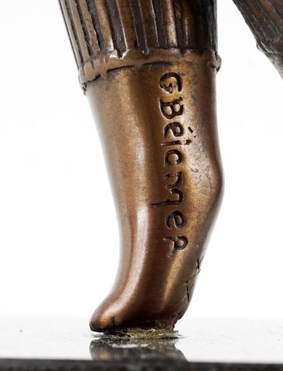 BÉLANGER, Gérard (1936-2019)
Woman
Bronze
Signed...
