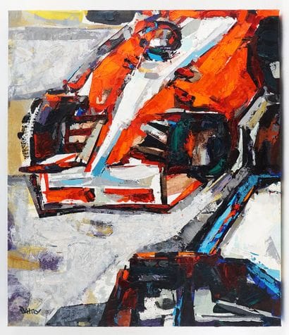 PATRY, Pierre (1956-)
''Rotor''
Oil on canvas
Signed...