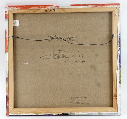 PATRY, Pierre (1956-)
''Strobbb''
Oil on...