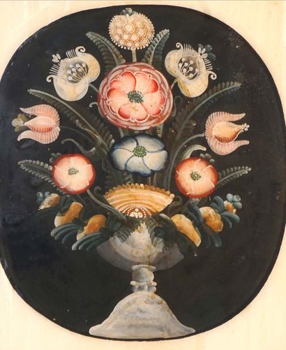 Suzy BARTOLINI (1930-) 

Peinture sous verre...