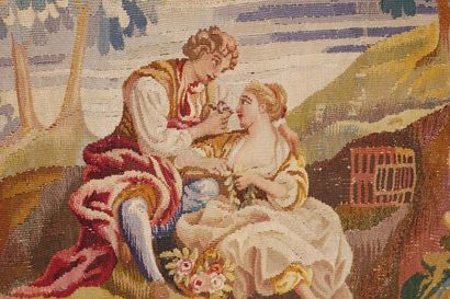 TAPISSERIE D'AUBUSSON, SCÈNE GALANTE

Tapisserie...