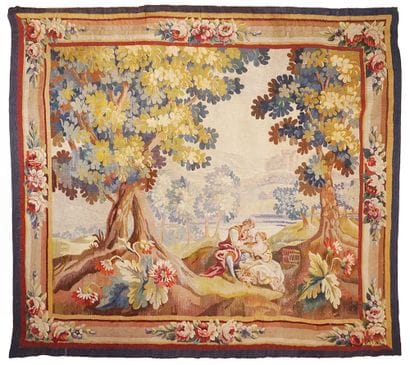TAPISSERIE D'AUBUSSON, SCÈNE GALANTE

Tapisserie...