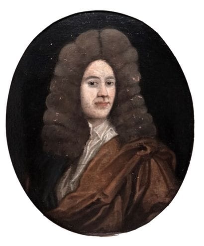 ÉCOLE ANGLAISE XIXe
Portrait d'un gentilhomme...