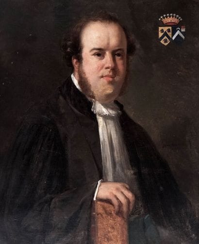 ÉCOLE FRANÇAISE
Portrait d'un Magistrat.
Huile...