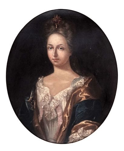 ÉCOLE FRANÇAISE XVIIIe
Portrait d'une élégante...