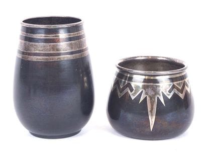 CHRISTOFLE, Luc LANEL (1893-1966)

Deux vases...