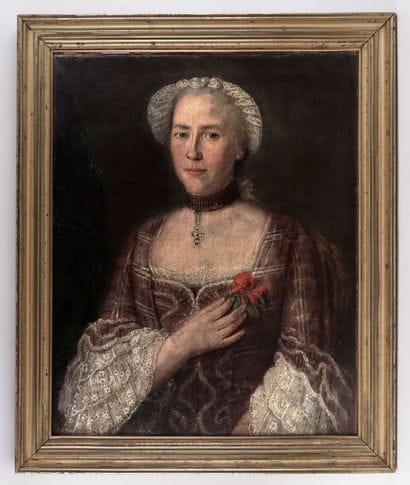 ÉCOLE FRANÇAISE 2ème partie du XVIIIe
Portrait...